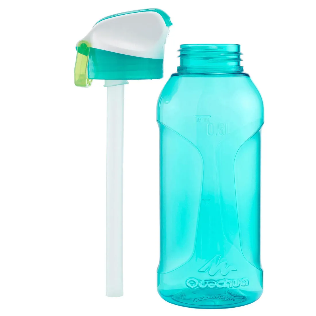 0.5 L Kids’ Ecozen® Water Flask 500 with instant cap, pipette & straw for hiking