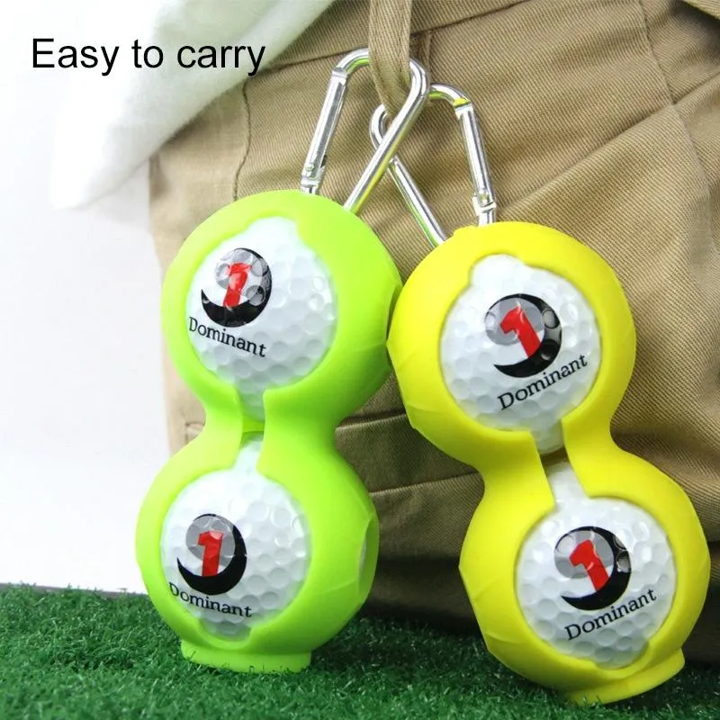 2-Pack Golf Silicone Double-Ball Protection Sleeves | Green