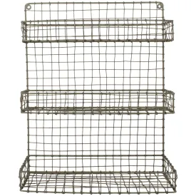 3 Tier Small Shelf Unit 36x15.5x44cm