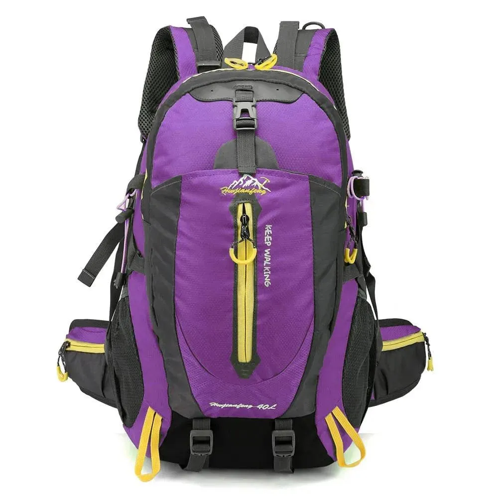 40L Waterproof Climbing Backpack Rucksack Outdoor Sports Bag Travel Backpack Camping Hiking Backpack Women Trekking Bag For Men