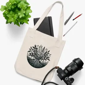 Autumn Eco Friendly Canvas Tote with Squirrel Design