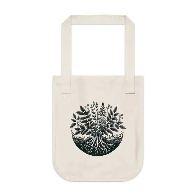 Autumn Eco Friendly Canvas Tote with Squirrel Design