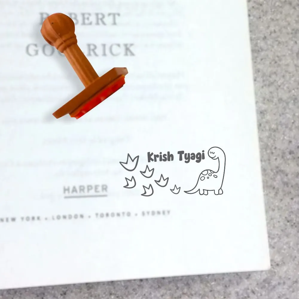 Book stamp - Dino Trails