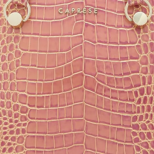 Caprese Miranda Tote Bag, Large-Pink | Stylish Handbag for Women | Spacious, Versatile Office & Daily Essentials Tote | Top Zip Closure