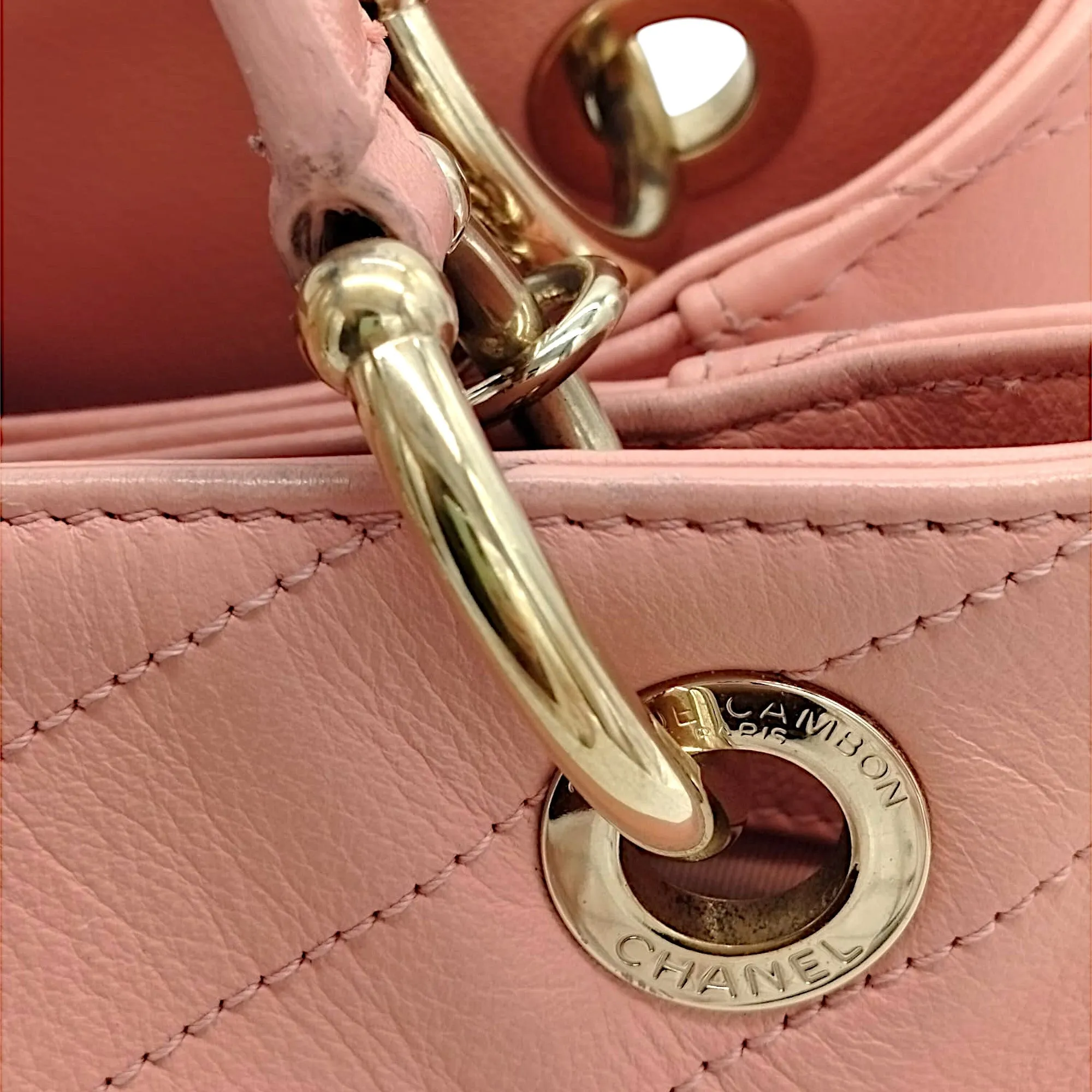 Chanel Chevron Chic Shopping Tote - '10s