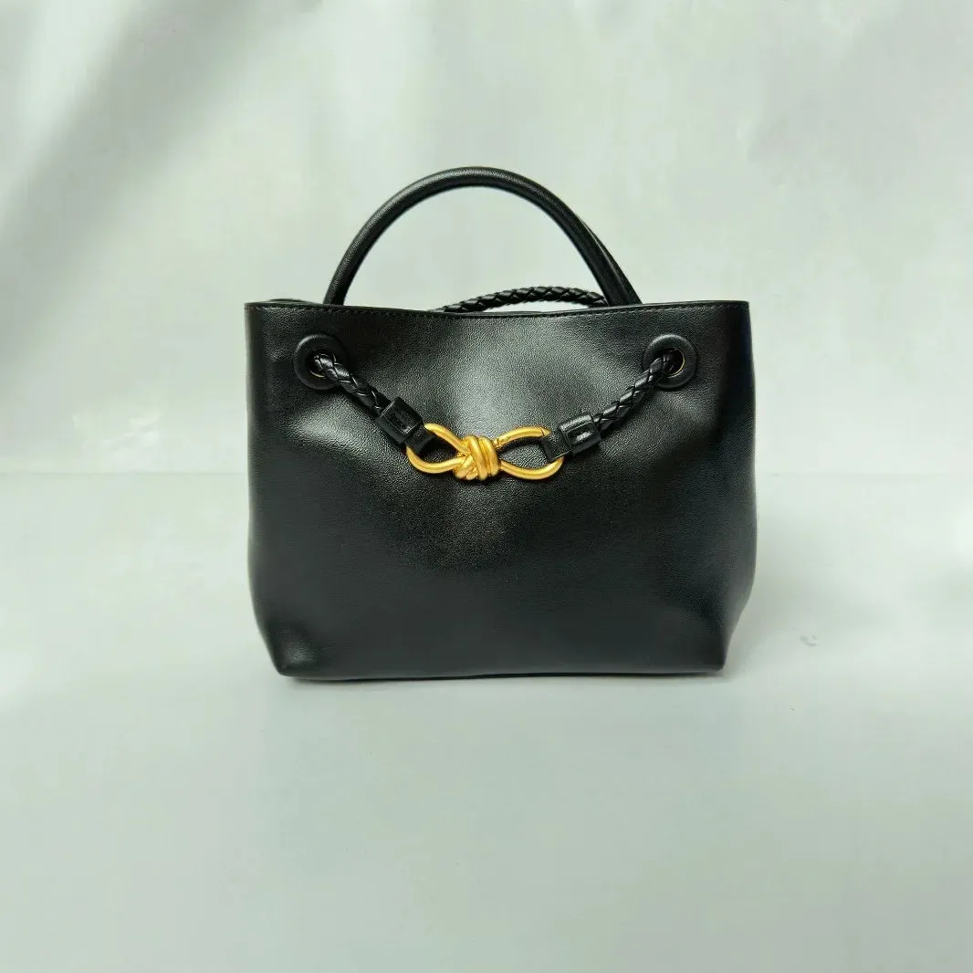 Classic Woven Strap Large Capacity Tote Bag
