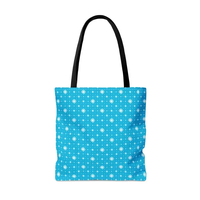 Cozy Blue Background Print Tote Bag