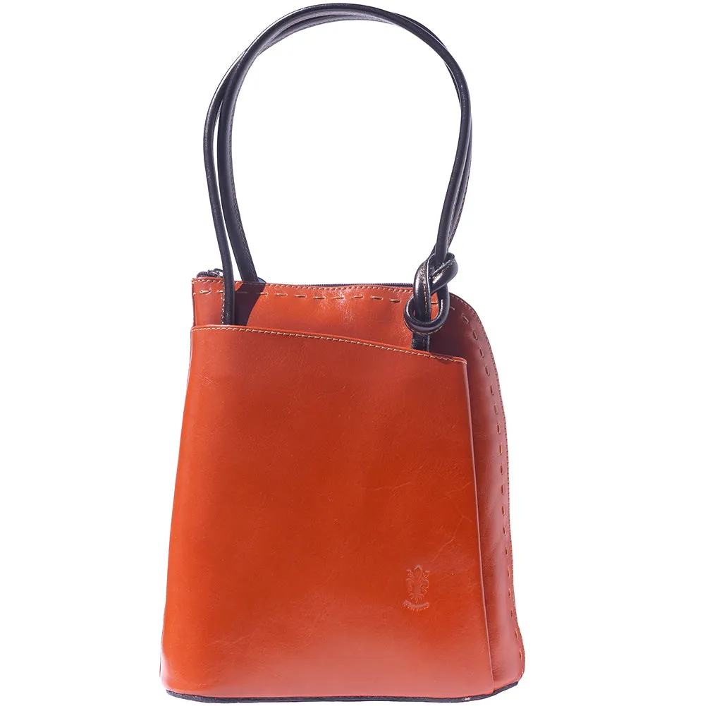 Daria Leather backpack-shoulder bag