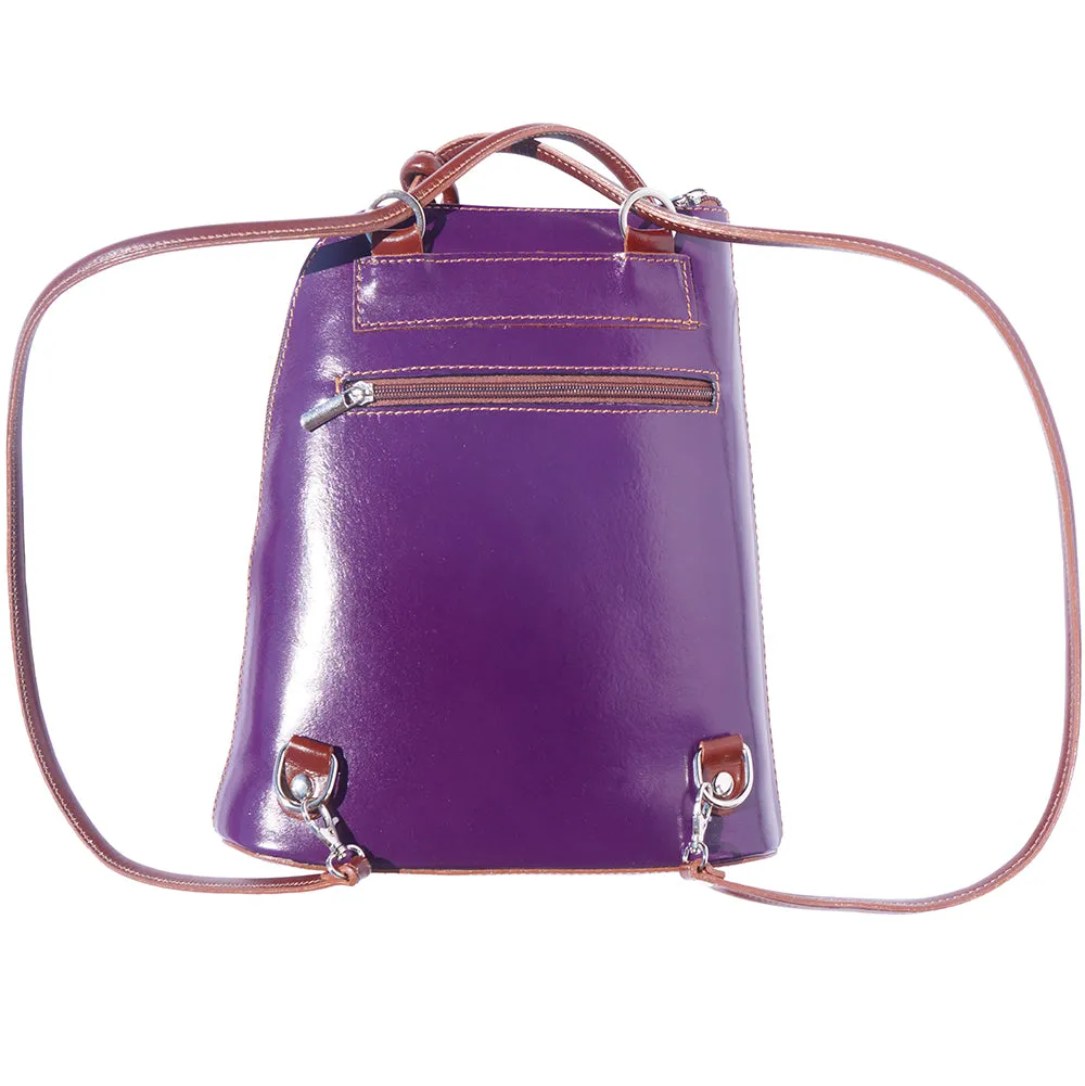 Daria Leather backpack-shoulder bag