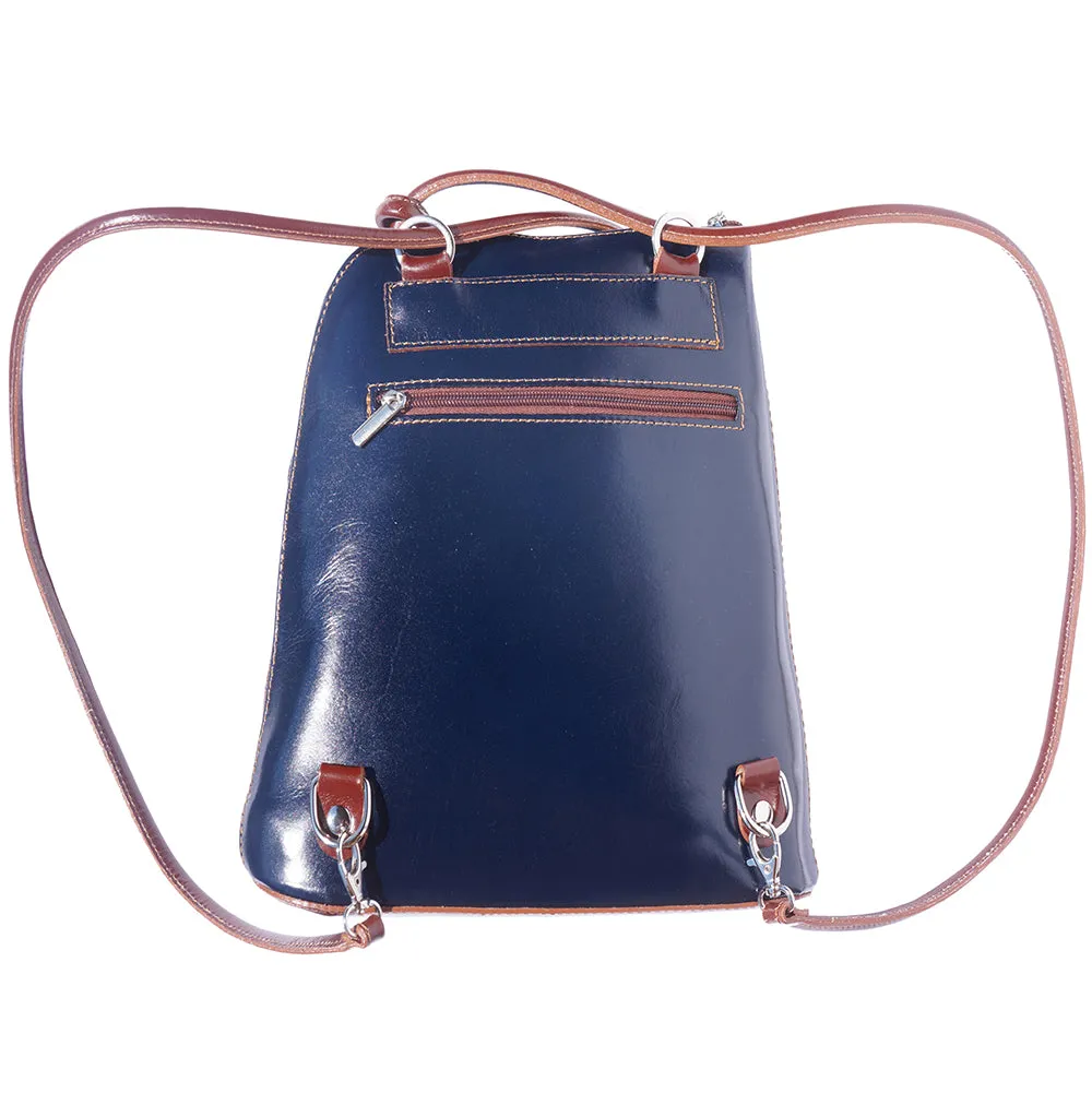 Daria Leather backpack-shoulder bag