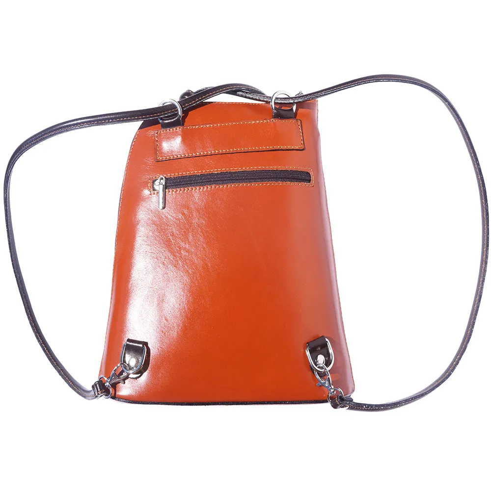 Daria Leather backpack-shoulder bag