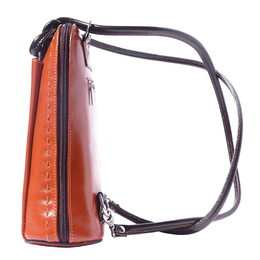 Daria Leather backpack-shoulder bag