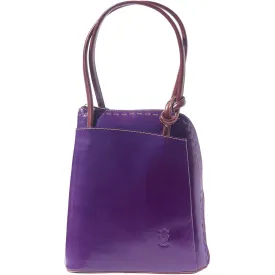 Daria Leather backpack-shoulder bag