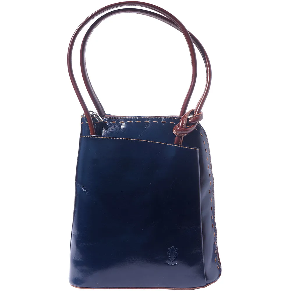 Daria Leather backpack-shoulder bag