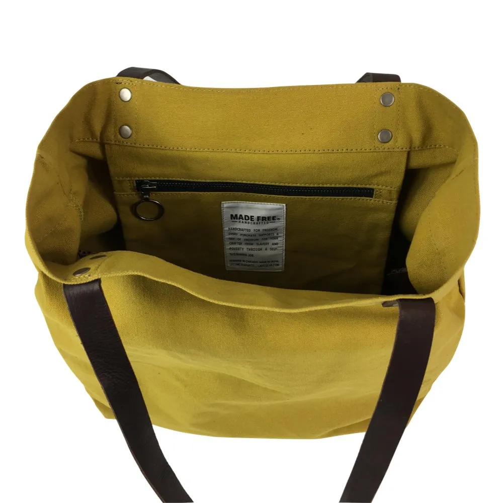 DAY TOTE MUSTARD