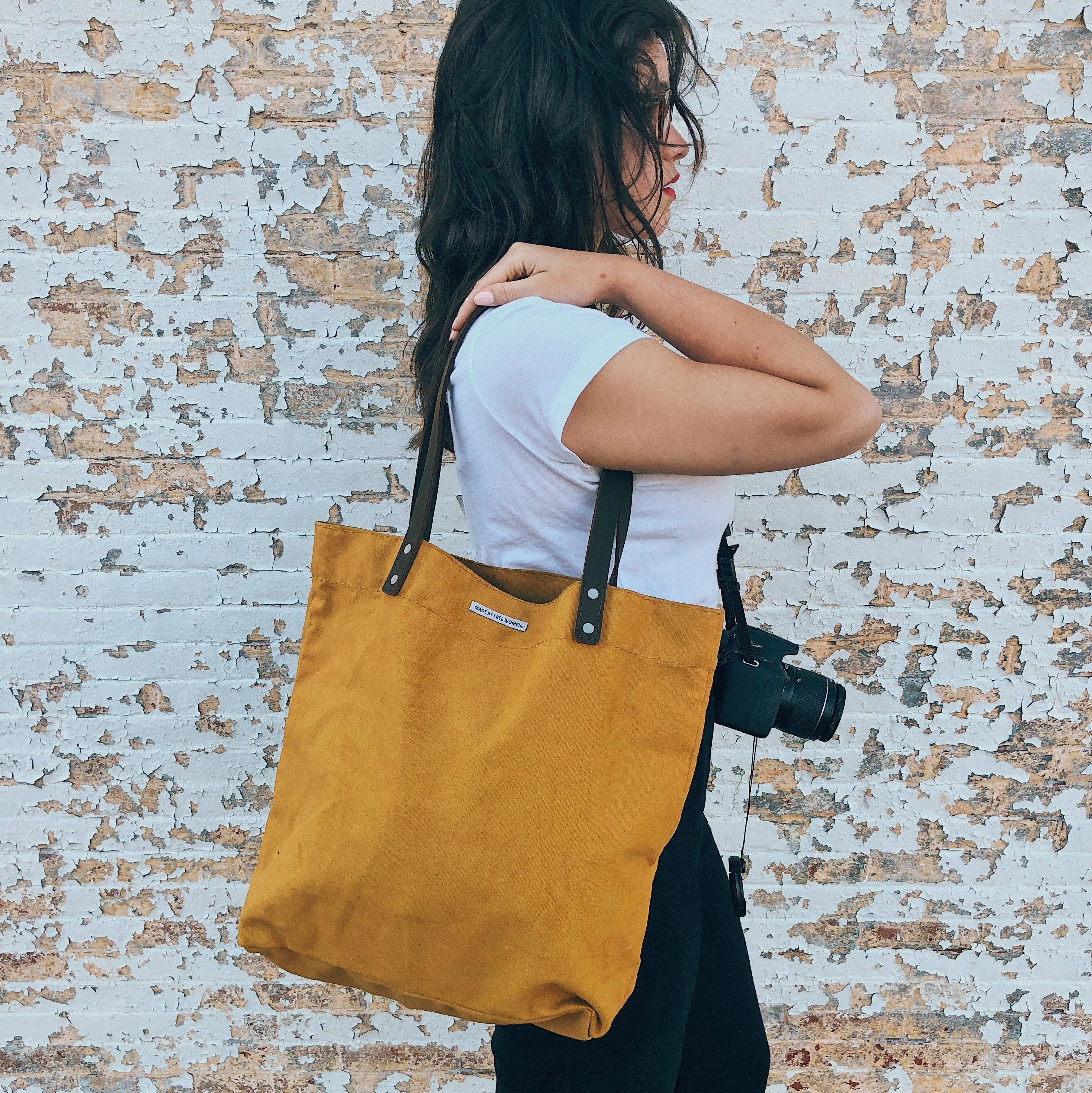 DAY TOTE MUSTARD