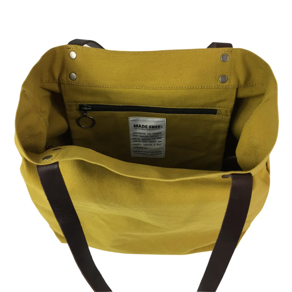 DAY TOTE MUSTARD