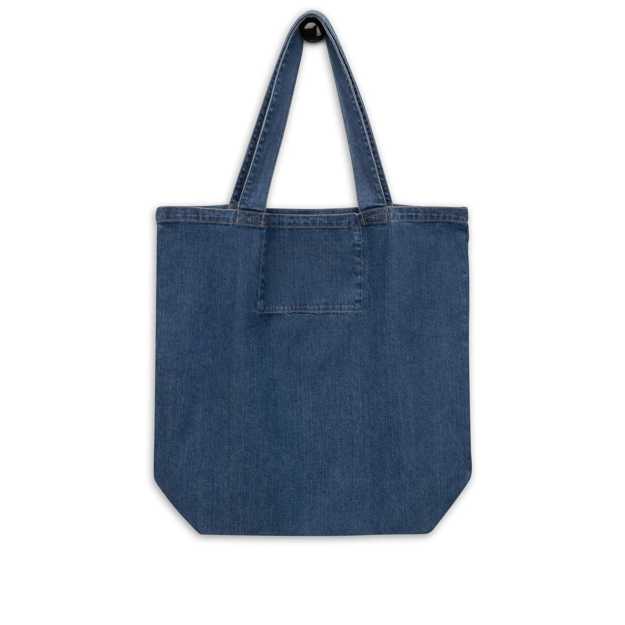 Denim Flower Child Tote Bag