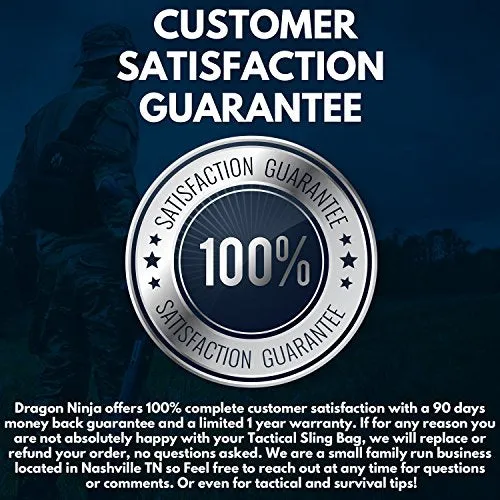 Dragon Ninja Tactical Sling Bag for Men and Women Premium Tactical Backpack Military Sport Daypacks
