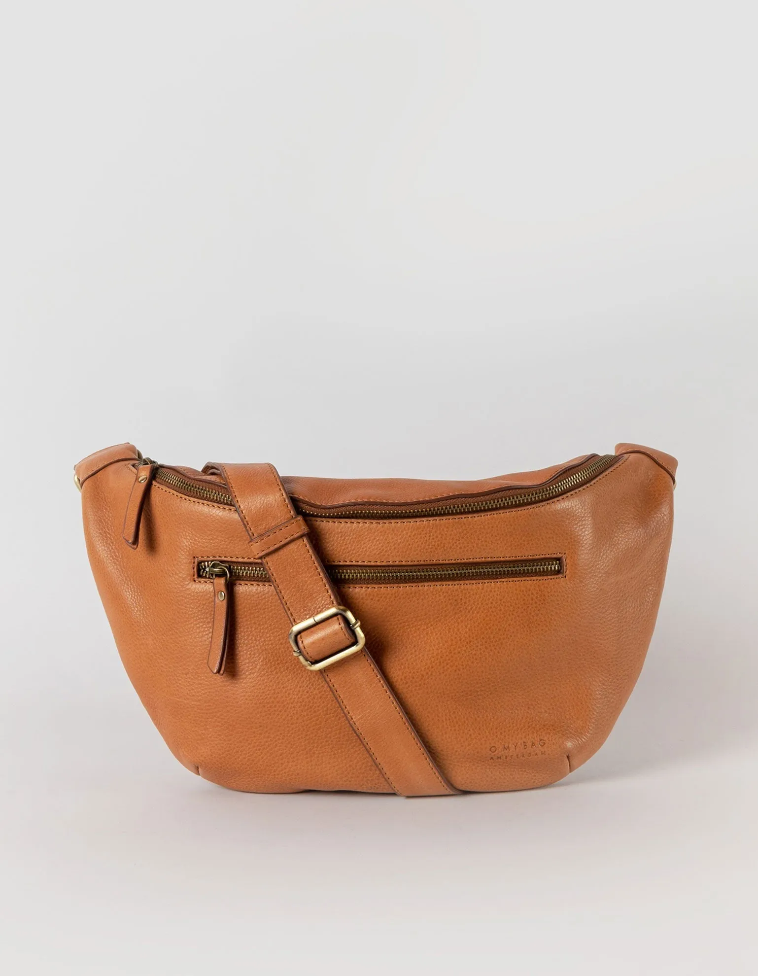 Drew Bum Bag Maxi Brown Soft Grain Leather