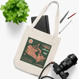 Eco Friendly Canada Day Canvas Tote Canadian Flag
