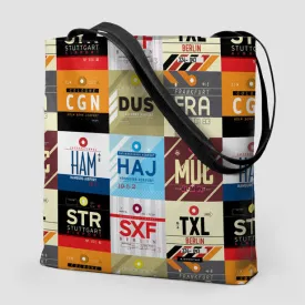 Germany Airports - Tote Bag