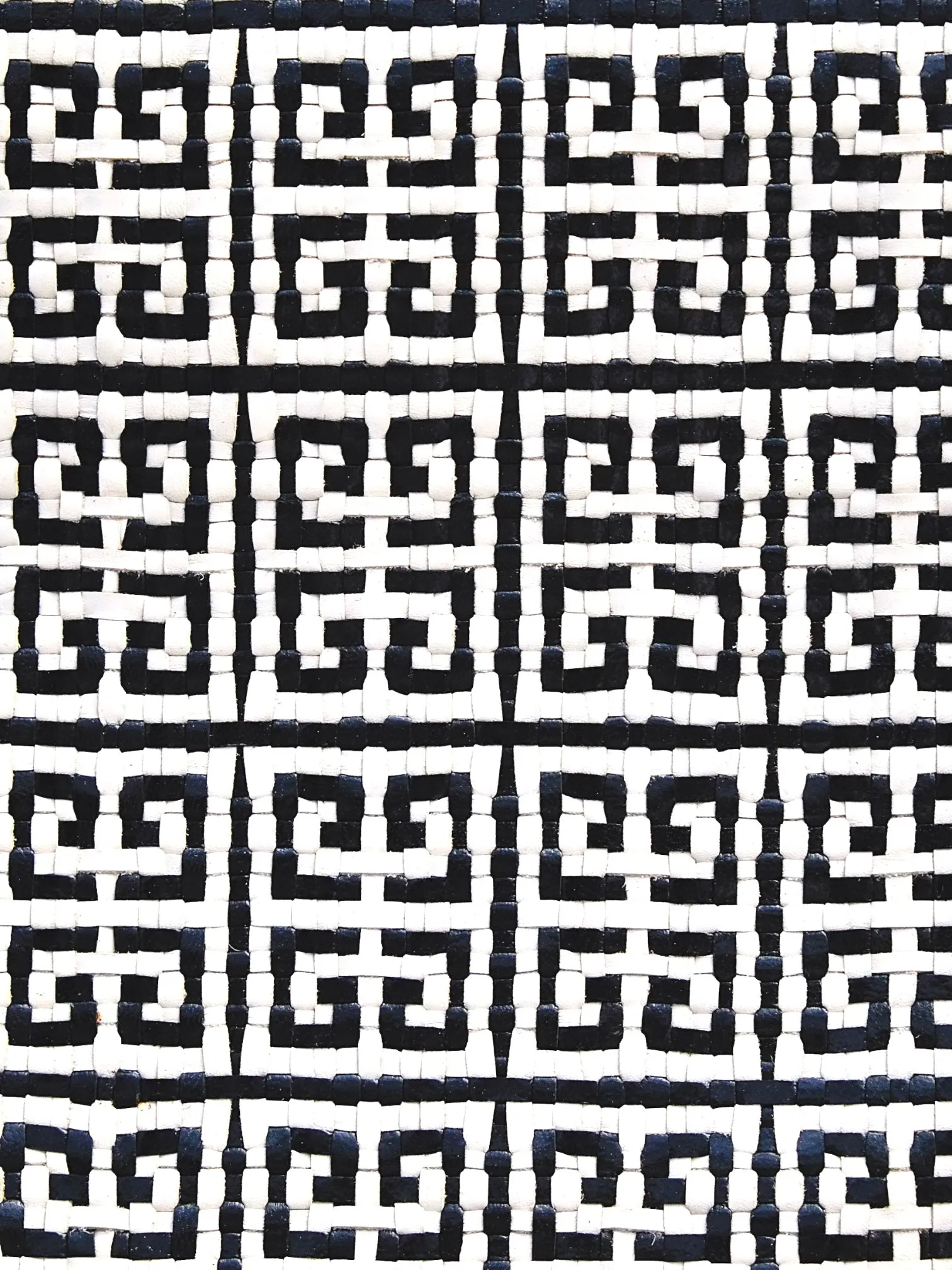 Givenchy black and white monogram weaving tote bag (vintage)