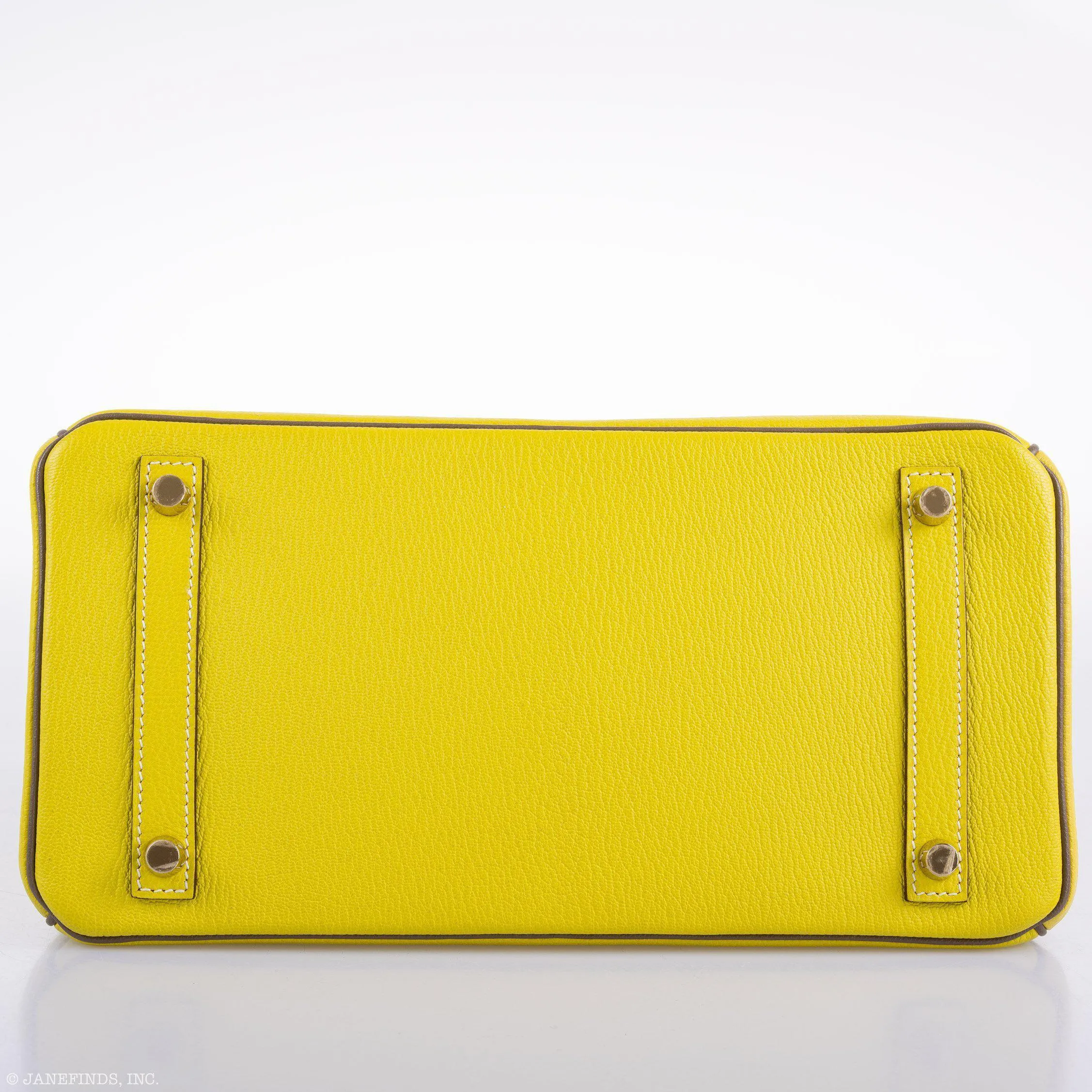 Hermès HSS Birkin 30 Lime and Etoupe Chevre Gold Hardware, 2013