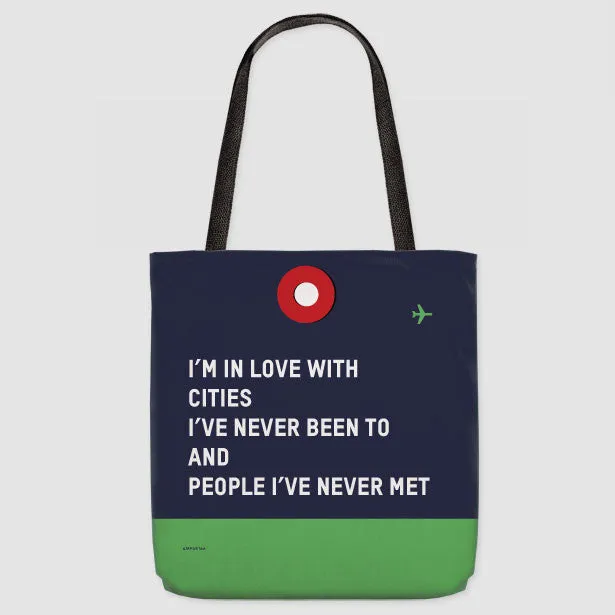 I'm In Love With - Tote Bag