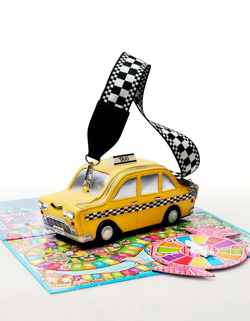 KITSCH FARE PLAY TAXI CROSSBODY YELLOW