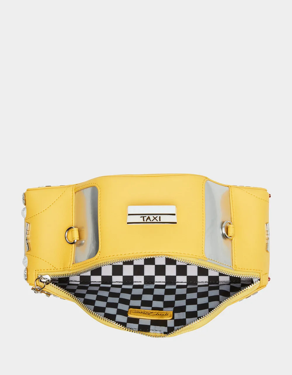 KITSCH FARE PLAY TAXI CROSSBODY YELLOW