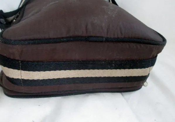 Le SPORT SAC shoulder bag Lesportsac crossbody hobopurse BROWN Vegan