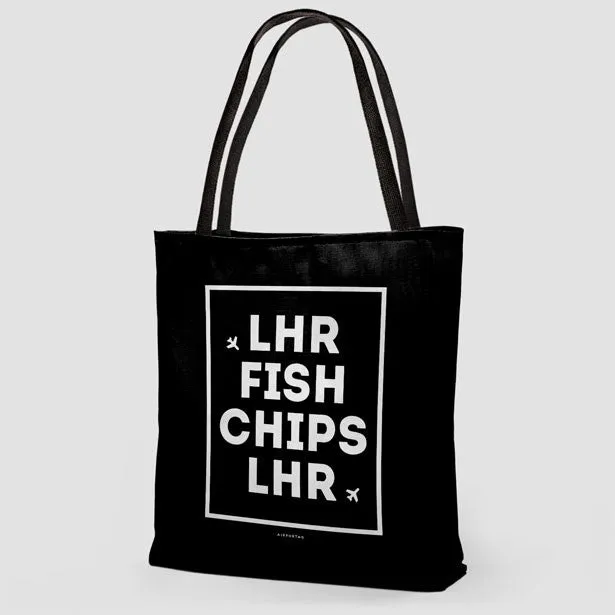 LHR - Fish / Chips - Tote Bag