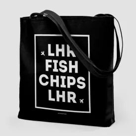LHR - Fish / Chips - Tote Bag