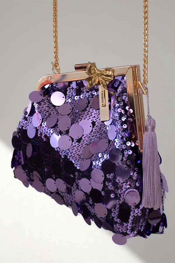 Lilipretty Sequin Chain Shoulder Crossbody Evening Bag