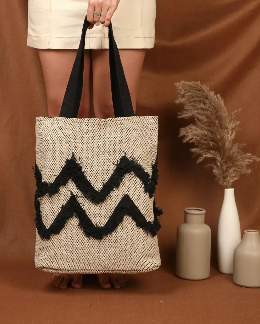 Luxurious Flair Ritzy Tote Bag | 16 x 16 x 4 inches