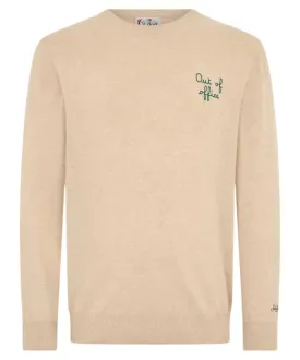 Maglione Heron con Ricamo "Out of Office"