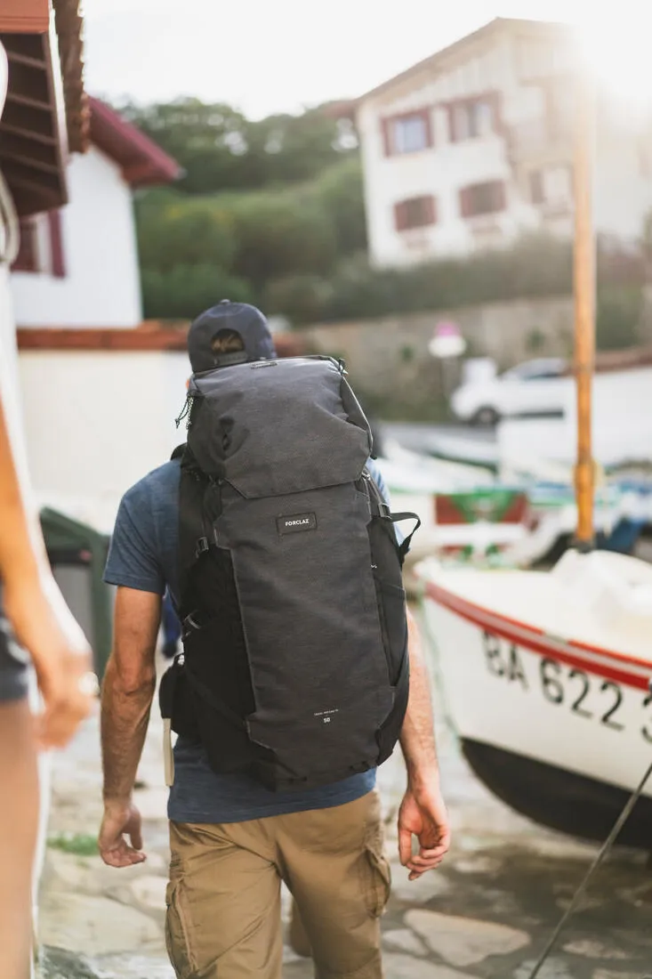 Men's Trekking Backpack Suitcase Opening 50 6L - Travel 900