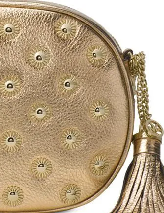 Michael Michael Kors Ginny Studded Medium Messenger