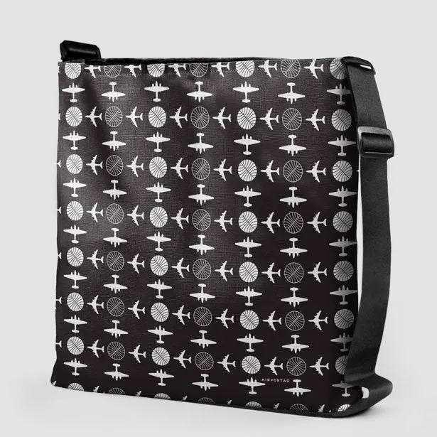 Pan Am Plane Pattern - Tote Bag
