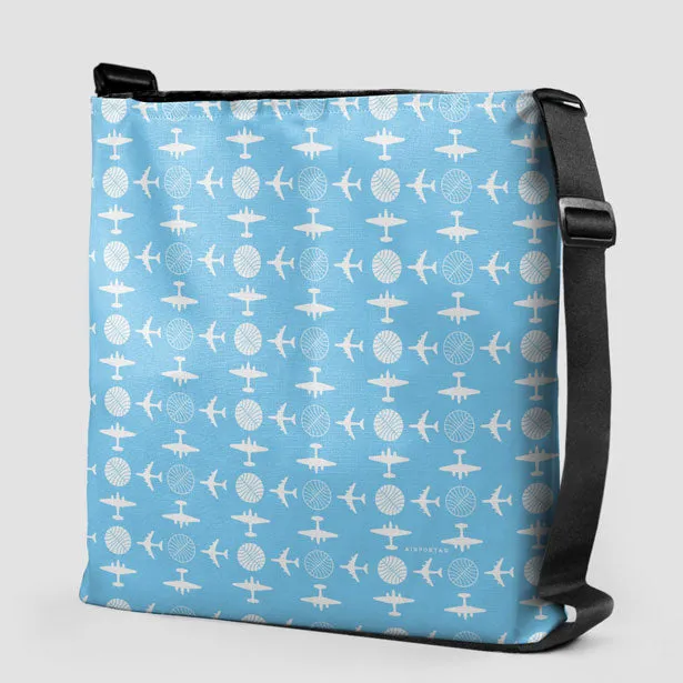 Pan Am Plane Pattern - Tote Bag