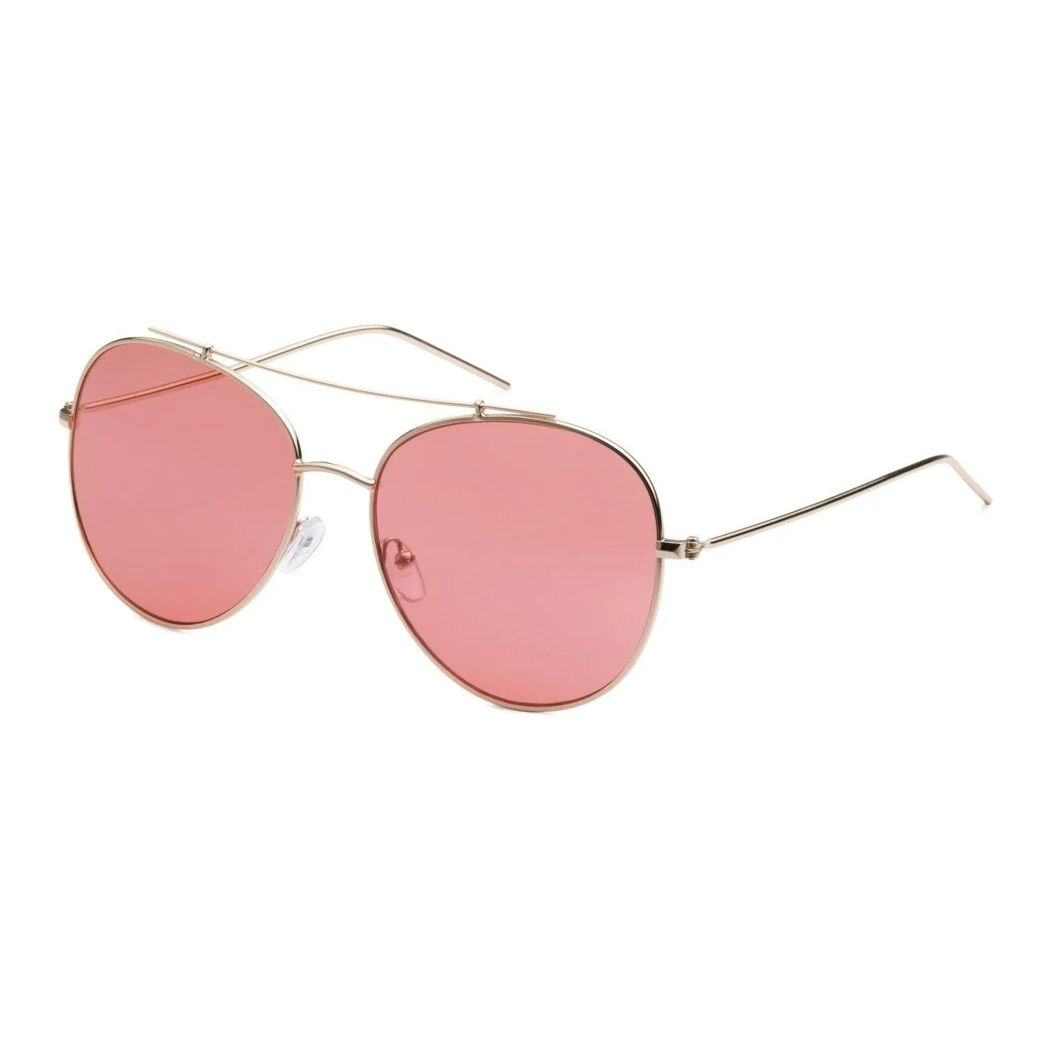 "READY" Round Metal Sunglasses