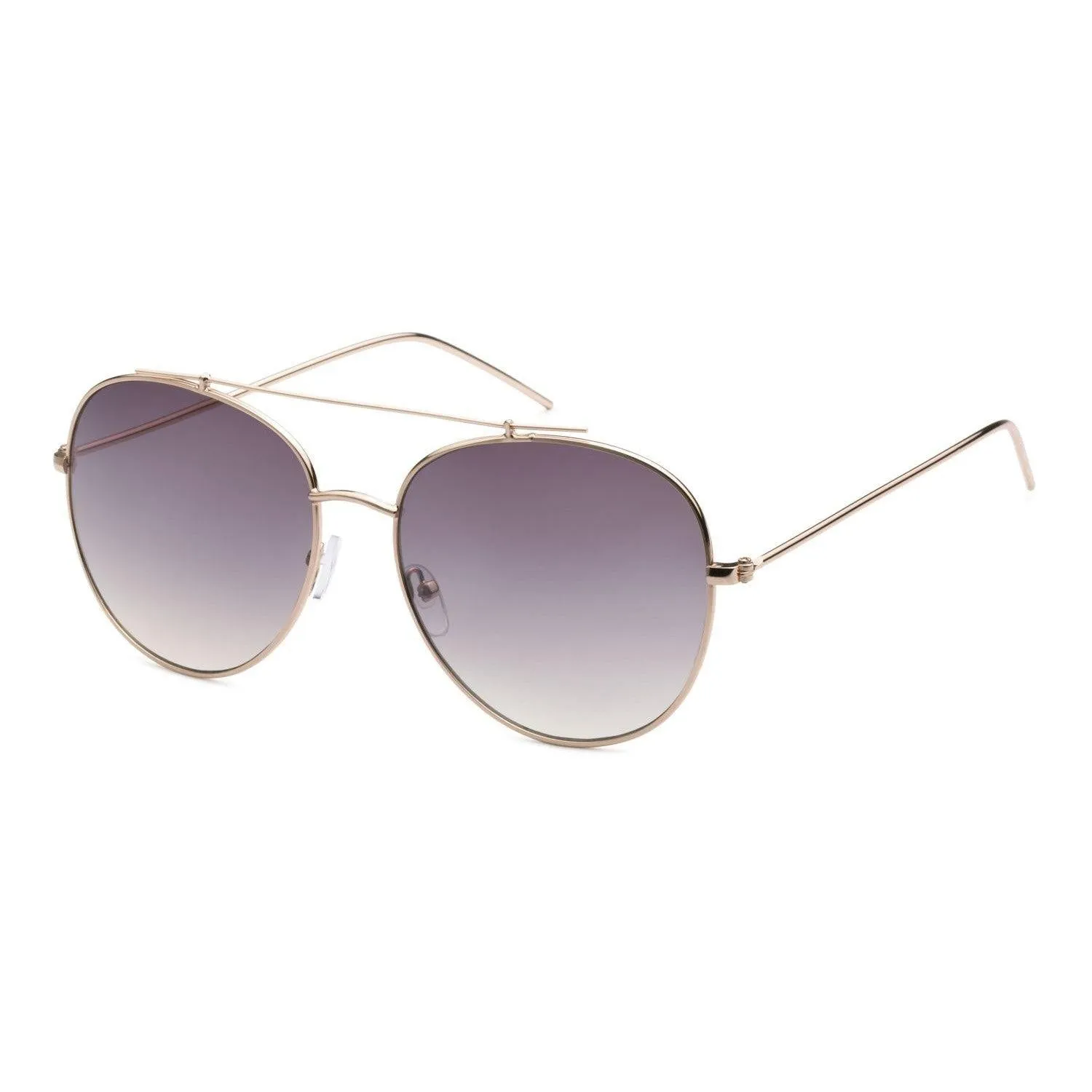 "READY" Round Metal Sunglasses