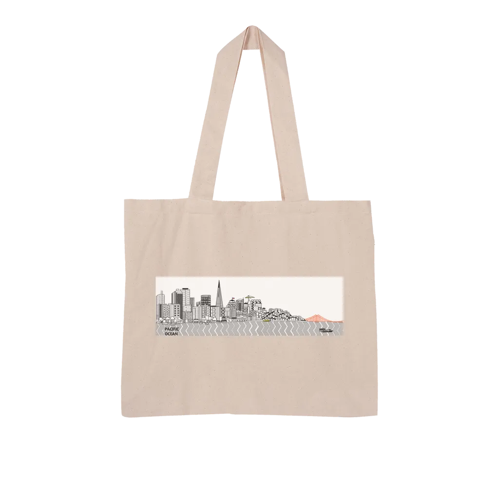 San Francisco Towel Large Organic Tote Bag