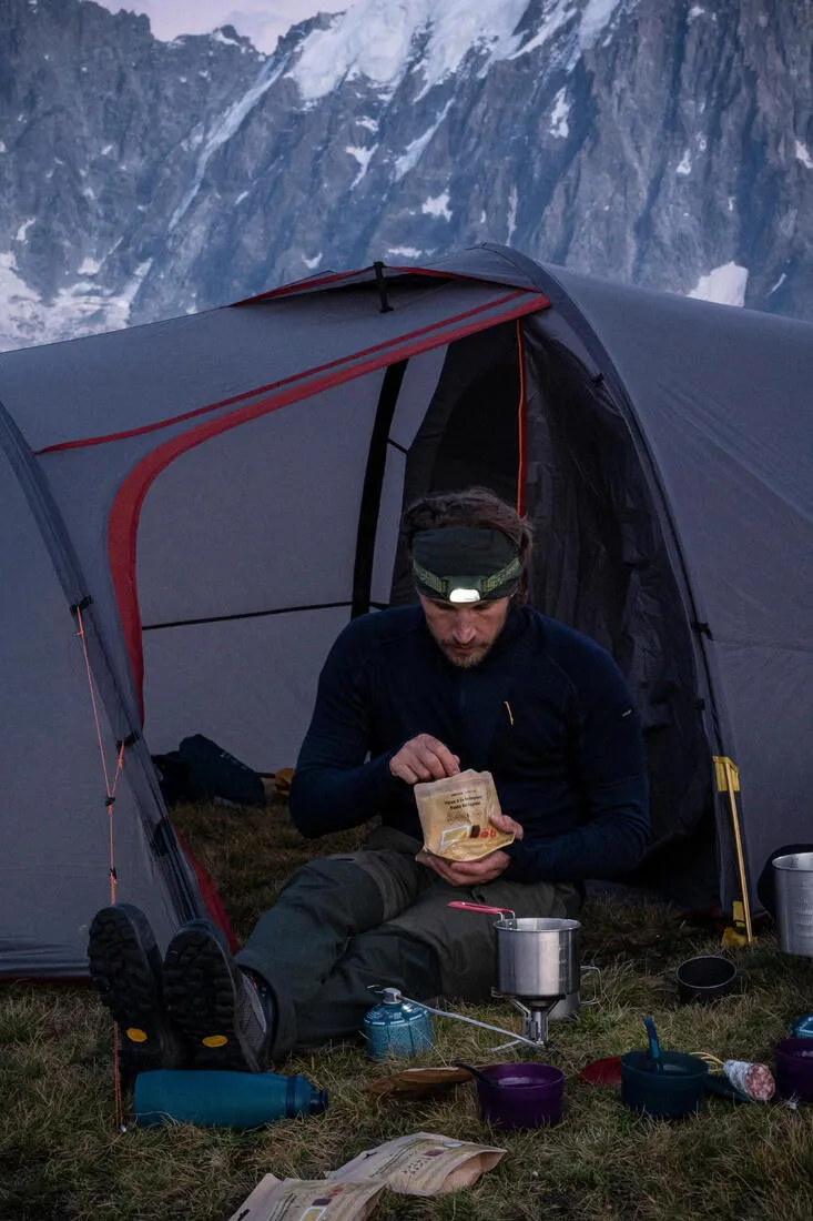 Stainless Steel Trekking Cooking Set 1.6 L 2 Person - Trek 500