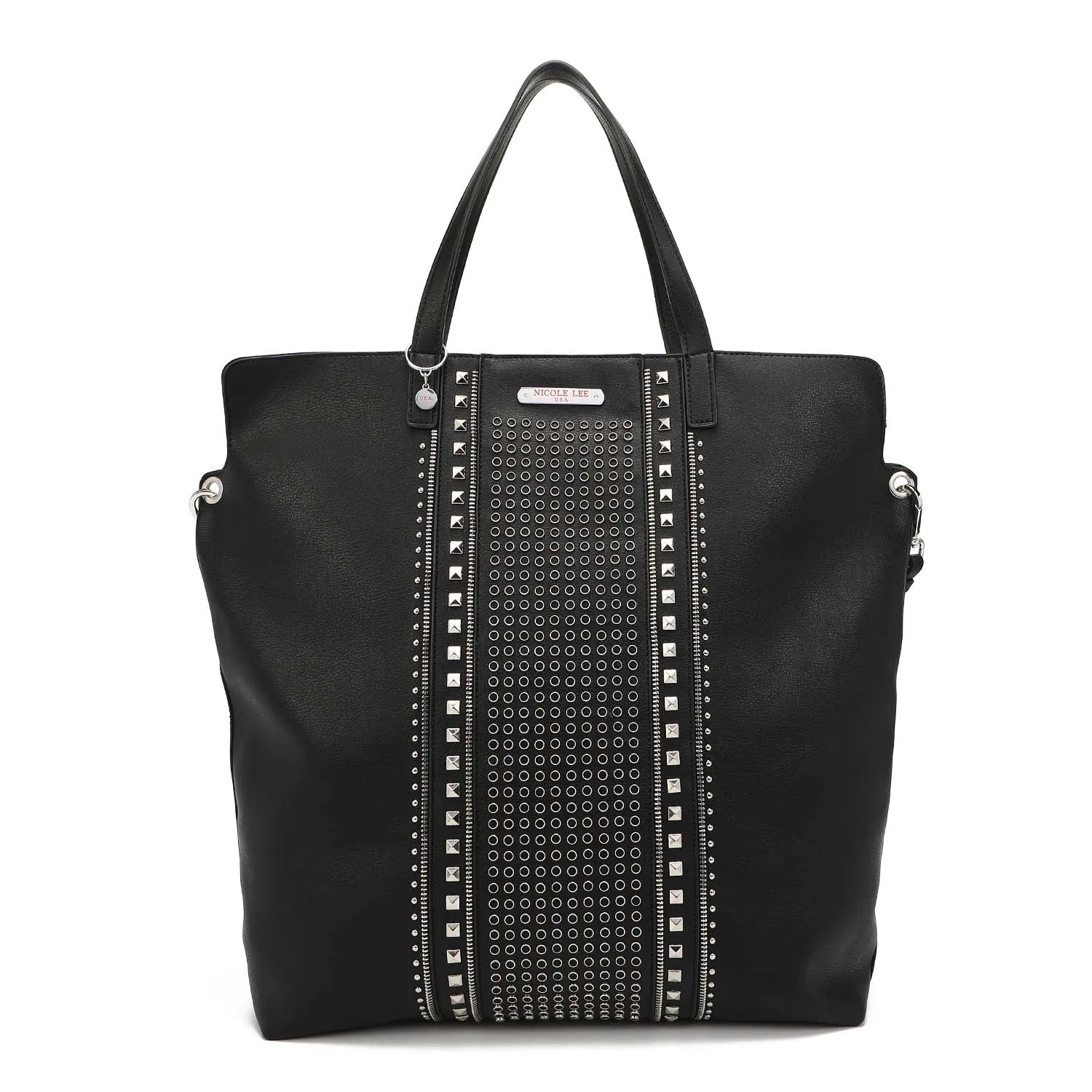 STUDDED X-LARGE TOTE