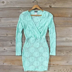 Wild Lace Dress in Mint