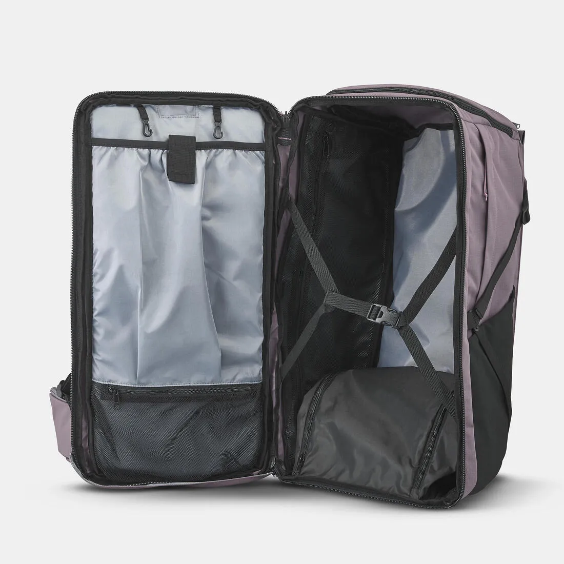 Women’s Travel Trekking Backpack with Suitcase Opening Travel 900 60 6 L