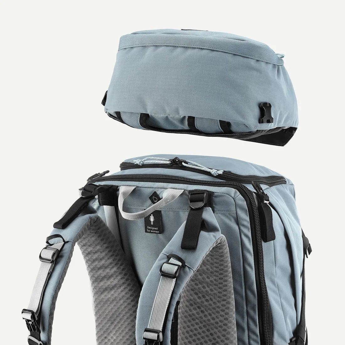 Women's Trekking Backpack Suitcase Opening 50  6L - Travel 900