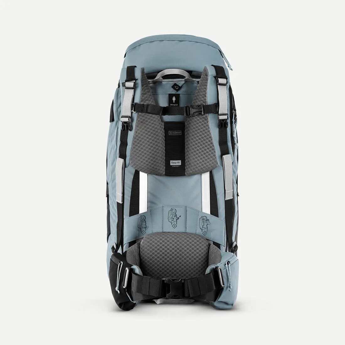 Women's Trekking Backpack Suitcase Opening 50  6L - Travel 900